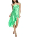 Amanda Uprichard Dasha Dress In Mojito In Green