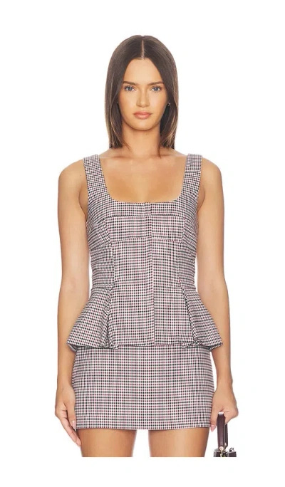 Amanda Uprichard Dayna Top In Gray