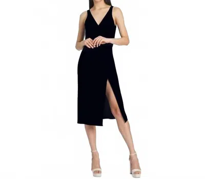Amanda Uprichard Deirdre Midi Dress In Black