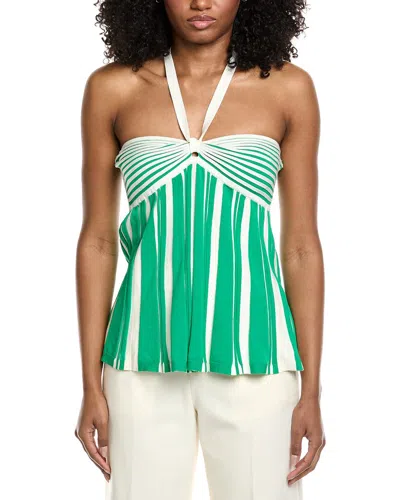 Amanda Uprichard Dianella Top In Green