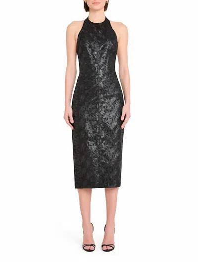Amanda Uprichard Donahue Midi Dress In Black
