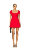 Amanda Uprichard Dorian Dress In Red