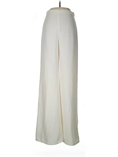 Pre-owned Amanda Uprichard Dress Pants In Ivory