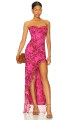 Amanda Uprichard Eden Gown In Ella Print