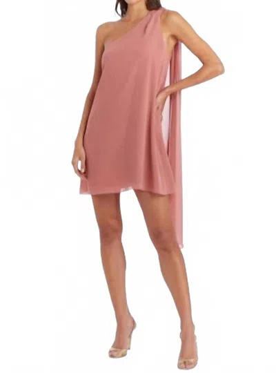 Amanda Uprichard Elisa Dress In Sienna In Pink