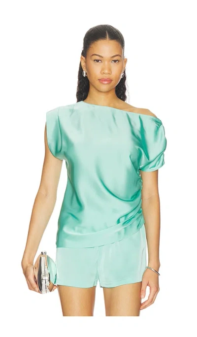 Amanda Uprichard Elroy Top In Green
