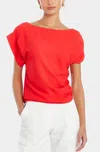 Amanda Uprichard Elroy Top In Candy Apple