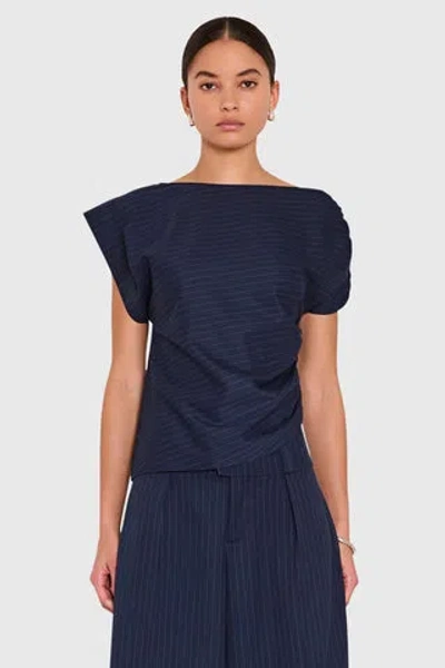 Amanda Uprichard Elroy Top In Blue