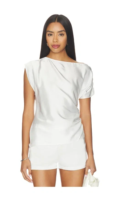 Amanda Uprichard Elroy Top In White