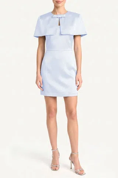 Amanda Uprichard Elyna Capelet Dress In Blue