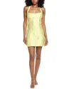 Amanda Uprichard Emalin Mini Dress In Yellow