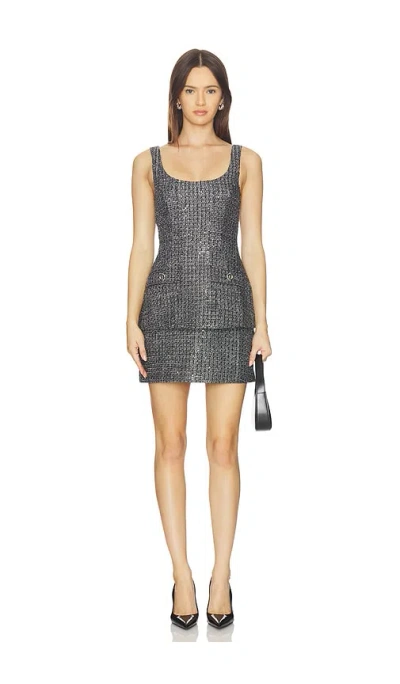 Amanda Uprichard Empire Dress In Gray