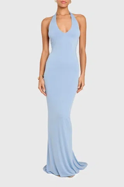 Amanda Uprichard Esther Gown In Blue