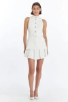 Amanda Uprichard Archer Dress In Ivory In Ivory
