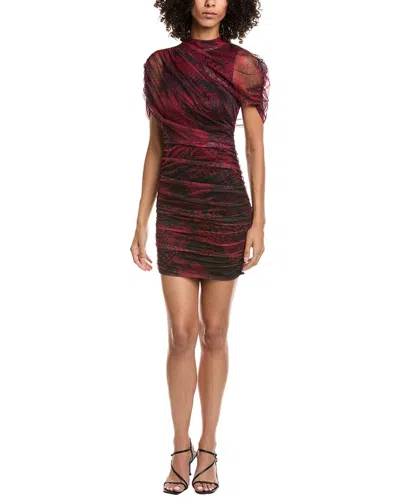 Amanda Uprichard Evianna Dress In Burgundy
