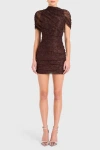Amanda Uprichard Evianna Dress In Chocolate