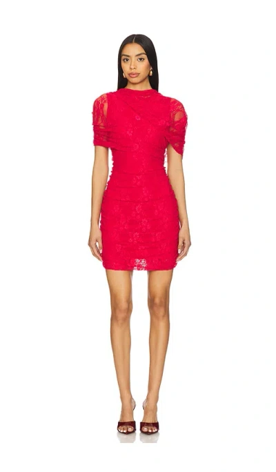 Amanda Uprichard Evianna Dress In Red