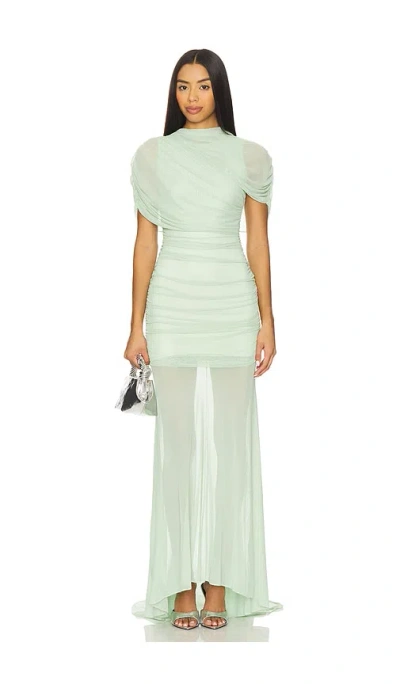 Amanda Uprichard Evianna Gown In Green