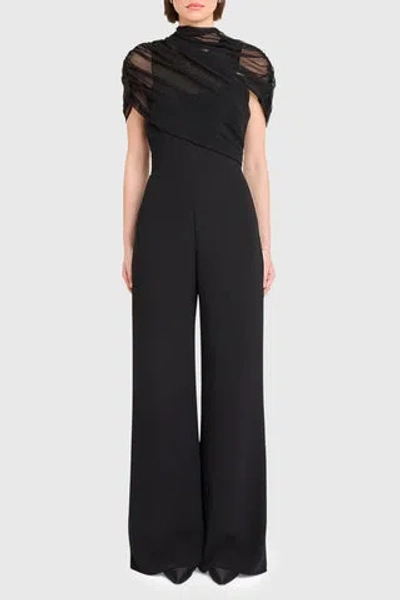 Amanda Uprichard Evianna Jumpsuit In Black