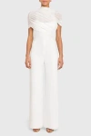 Amanda Uprichard Evianna Jumpsuit In Ivory