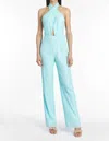 Amanda Uprichard Rivera Jumpsuit In Gold