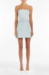 AMANDA UPRICHARD AMANDA UPRICHARD FAE STRAPLESS DENIM MINIDRESS