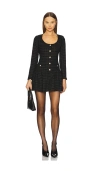 Amanda Uprichard Fallon Dress In 黑色