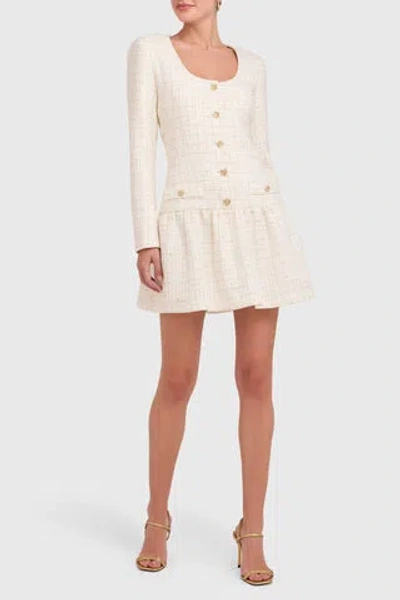 Amanda Uprichard Fallon Dress In White,gold