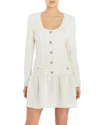 Amanda Uprichard Fallon Dress In White/gold