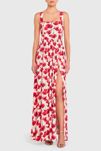 Amanda Uprichard Florence Maxi In Poppy Field