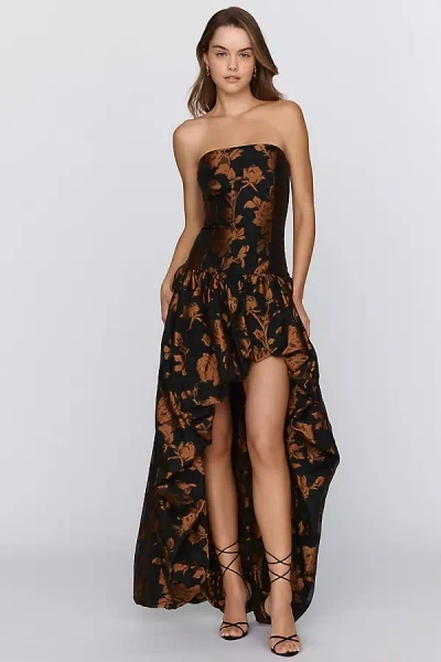 Amanda Uprichard Florencia Maxi Dress In Black