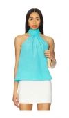 Amanda Uprichard Fontana Top In Blue