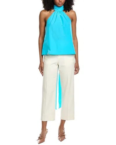 Amanda Uprichard Fontana Top In Marina In Blue