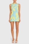 Amanda Uprichard Francie Romper In Echo Print
