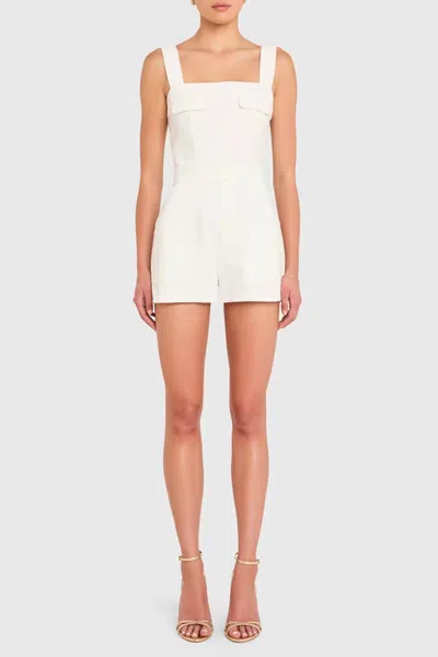 AMANDA UPRICHARD FRIDA ROMPER IN WHITE