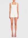 Amanda Uprichard Frida Romper In White Wash