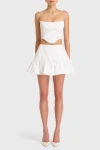 Amanda Uprichard Gabbie Skort In Ivory
