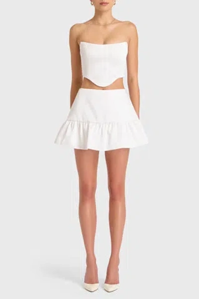 Amanda Uprichard Gabbie Skort In Ivory