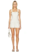Amanda Uprichard Gage Romper In 米色