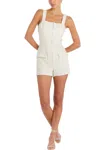 Amanda Uprichard Gage Romper In Beige