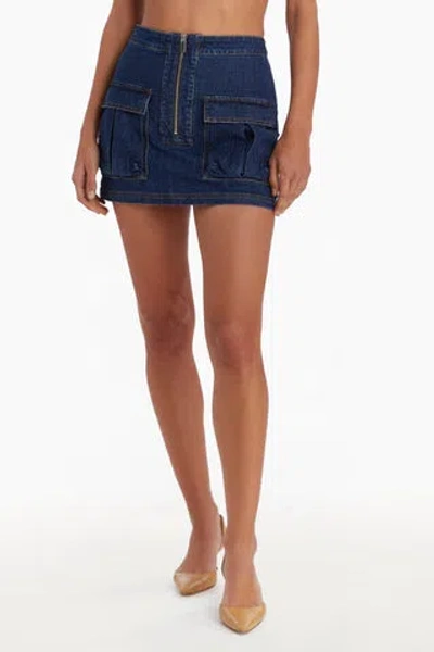 Amanda Uprichard Gage Skort In Heritage Wash