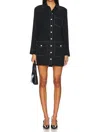 Amanda Uprichard Gemma Dress In Black In Black