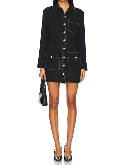 Amanda Uprichard Gemma Dress In Black