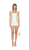 Amanda Uprichard Giulia Romper In White