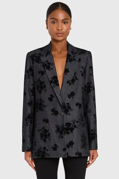 Amanda Uprichard Grady Blazer In Black