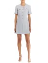 Amanda Uprichard Greer Mini Dress In Moonstone In Pink