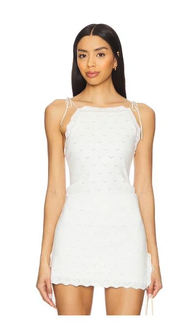 Amanda Uprichard Hanalei Top In Ivory