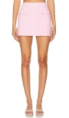 Amanda Uprichard Harley Skirt In Pink