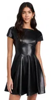 Amanda Uprichard Harper Dress Black In Black