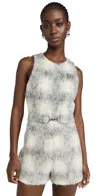 Amanda Uprichard Hazel Romper In Manderlay Wool In Manderlay Wool